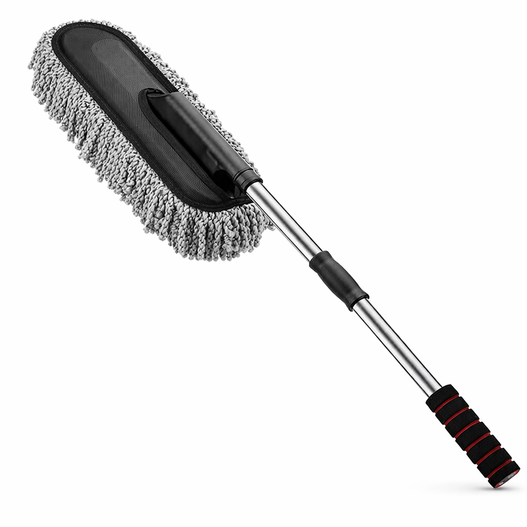 Vacuar Premium Extendable Microfiber Car Duster – Scratch-Free Cleaning Brush